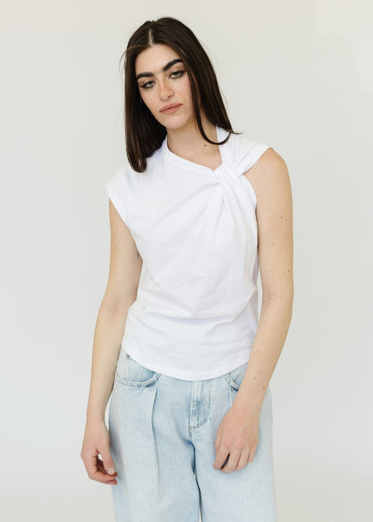 Isabel Marant Nayda Top in White | Tula's Online Boutique