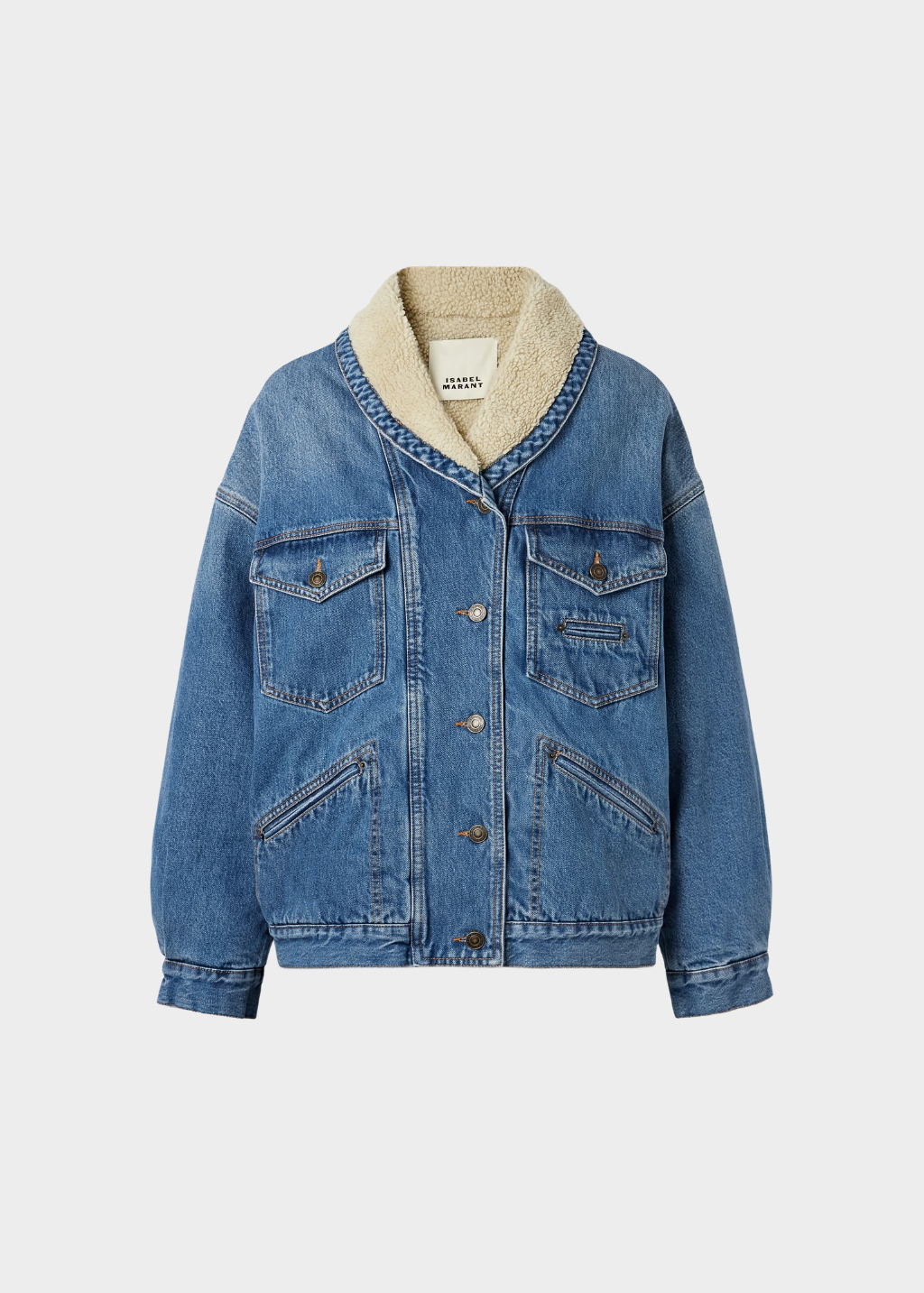 Isabel Marant Pimia Jacket in Blue | Shop Tula
