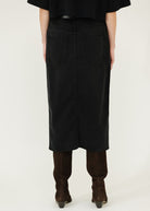 Isabel Marant Tilauria Skirt in Faded Black Back | Shop Tula