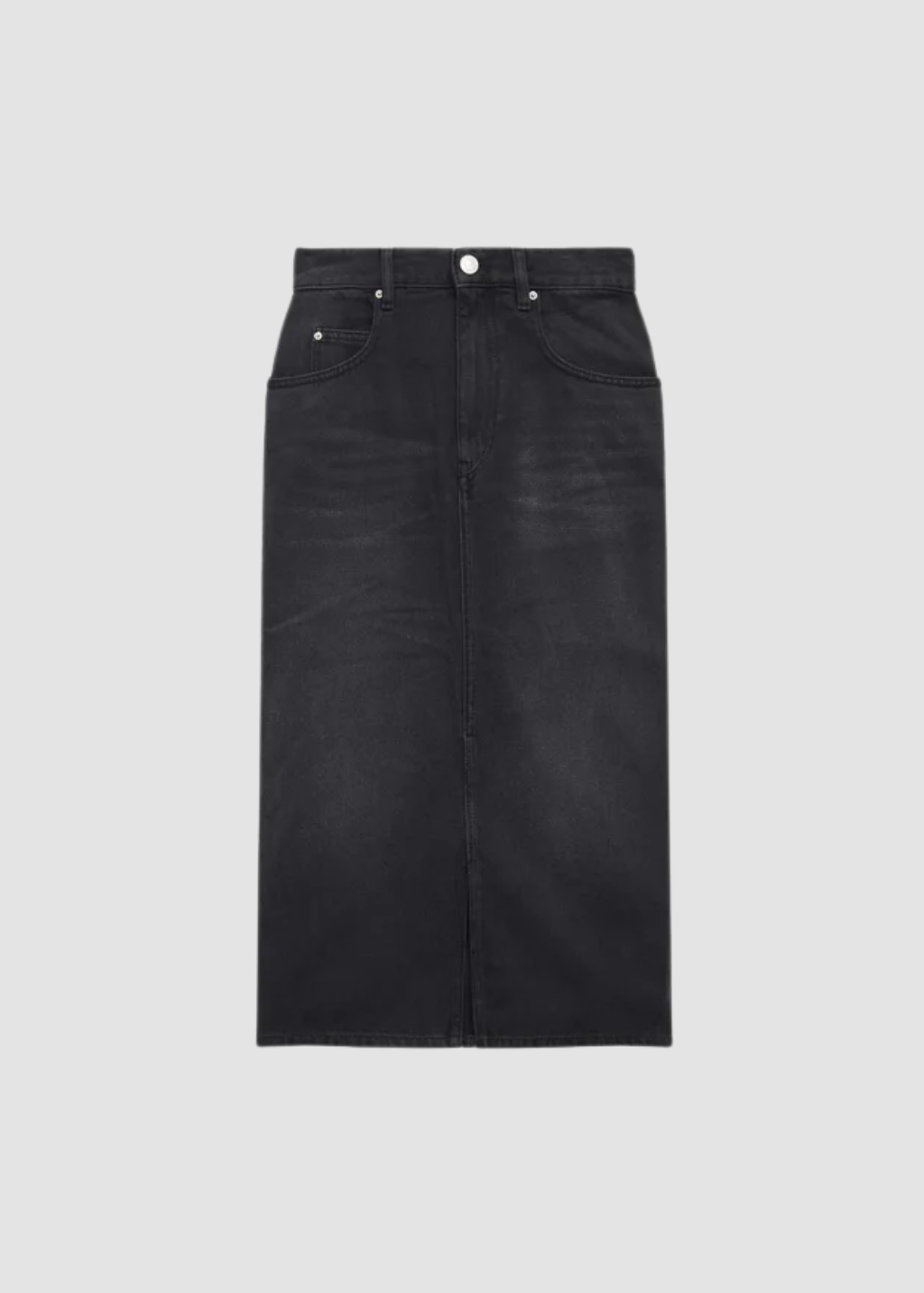 Isabel Marant Tilauria Skirt in Faded Black | Shop Tula