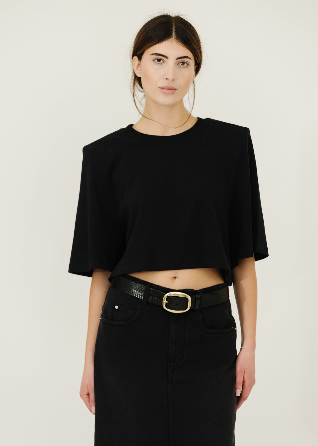 Isabel Marant Zaely Top in Black | Shop Tula