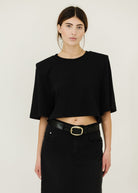 Isabel Marant Zaely Top in Black | Shop Tula