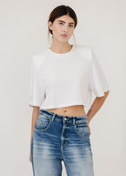 Isabel Marant Zaely Top in White | Shop Tula