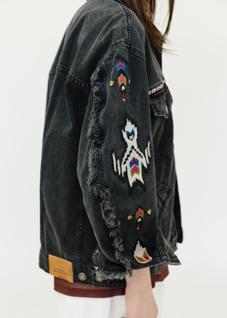 Isabel Marant Étoile Manona Jacket Sleeve Detail | Tula's Online Boutique