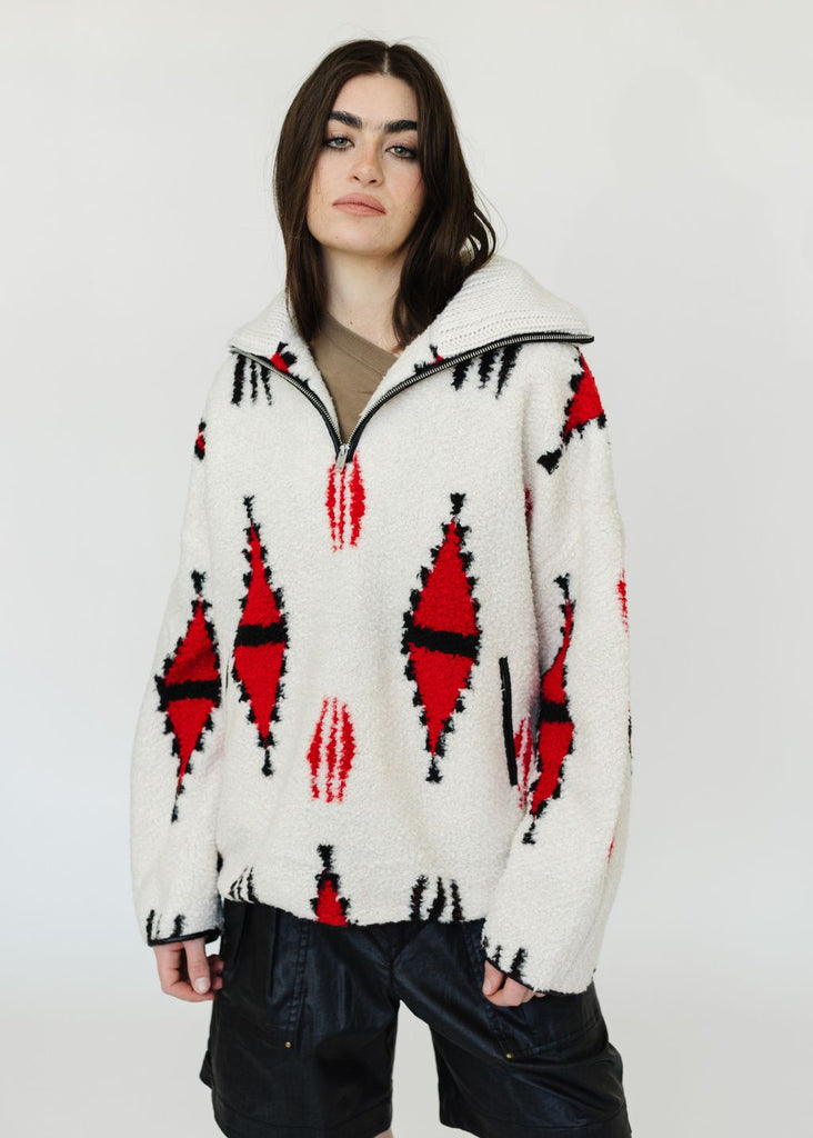 Isabel Marant Étoile Marner Lounge Quarter-Zip | Tula's Online Boutique