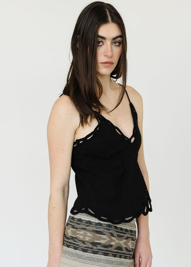 Isabel Marant Étoile Tomeki Top in Black | Tula's Online Boutique