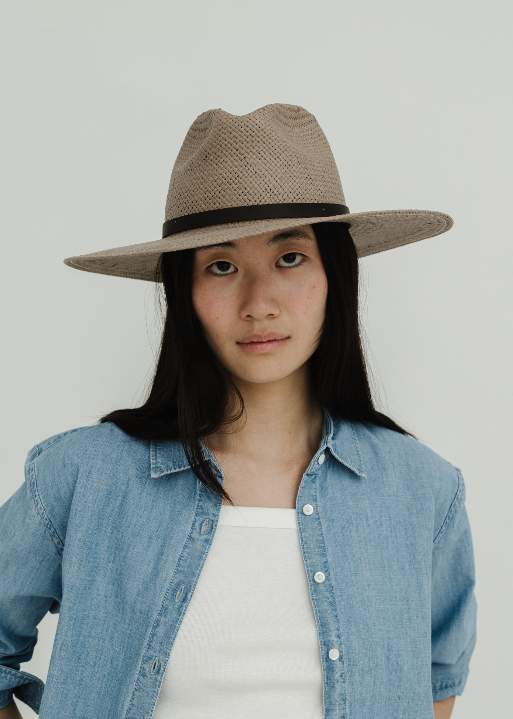 Janessa Leone Judith Hat in Taupe | Shop Tula