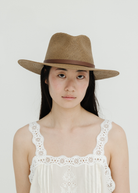 Janessa Leone Sherman Hat in Brown | Shop Tula