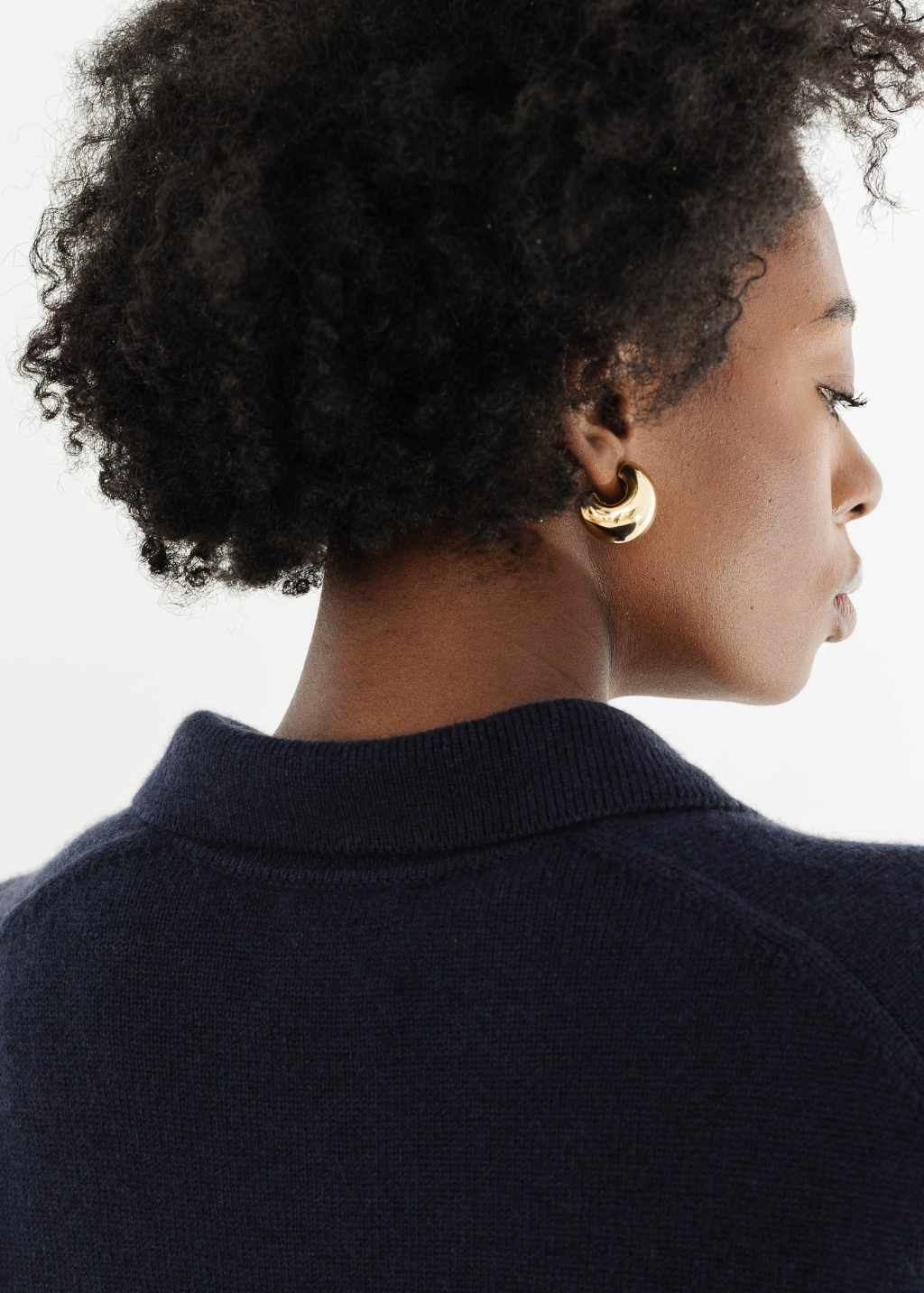 Jenny Bird Gemma Hoops in High Polish Gold | Shop Tula