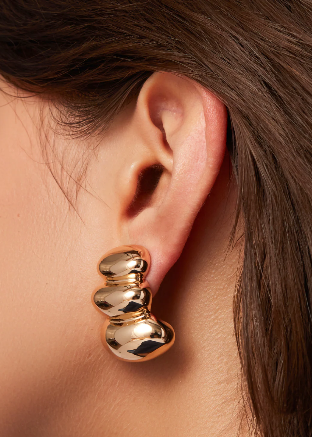 Jenny Bird Non-Stop Earrings in Gold | Shop Tula