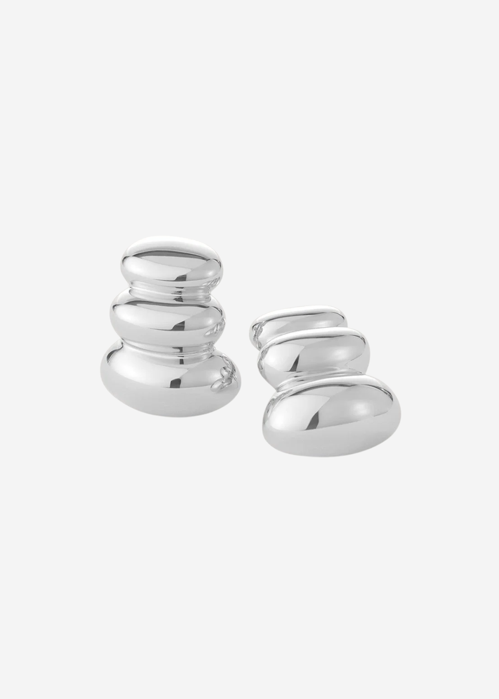 Jenny Bird Non-Stop Earrings in Silver | Shop Tula