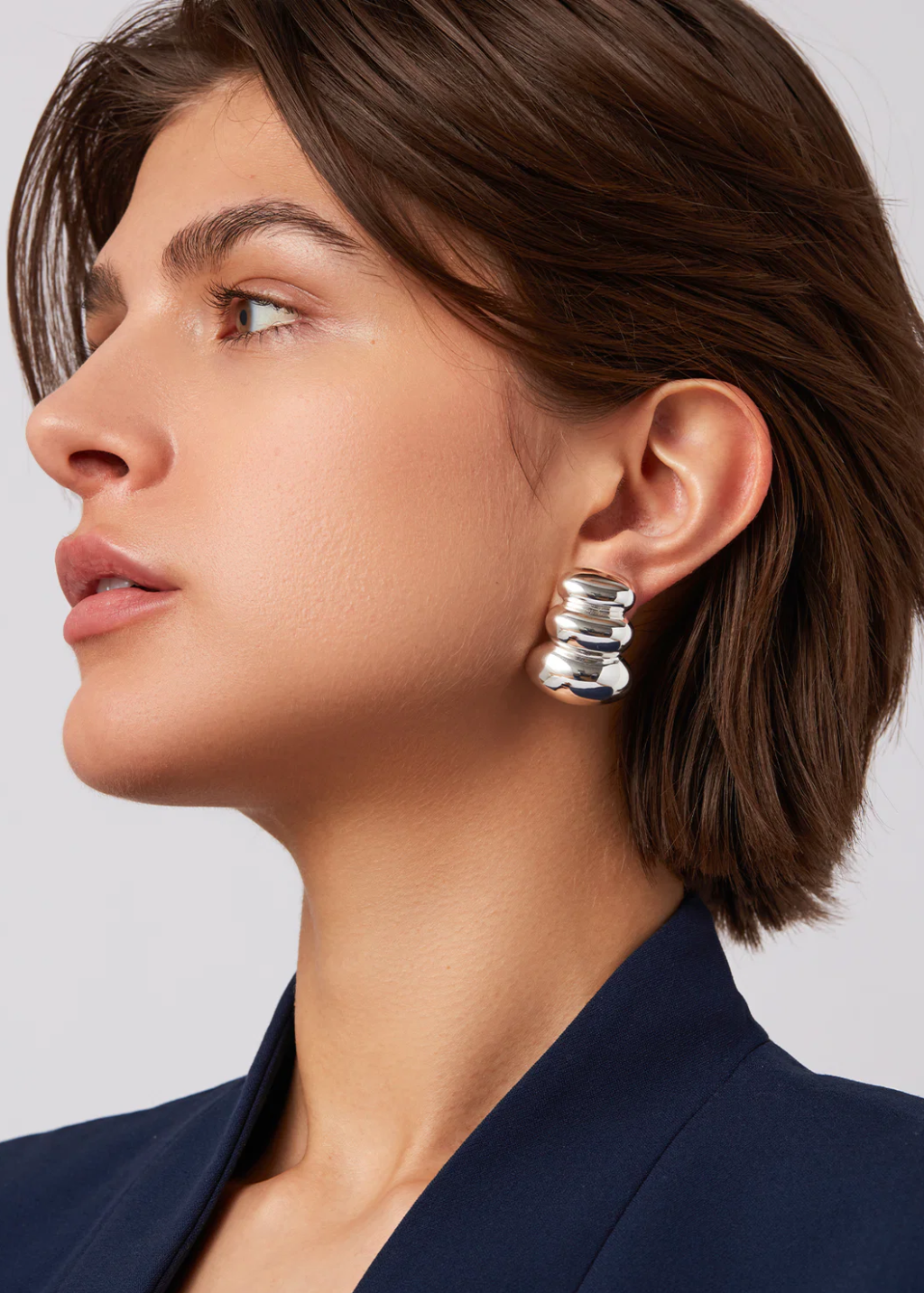 Jenny Bird Non-Stop Earrings in Silver | Shop Tula