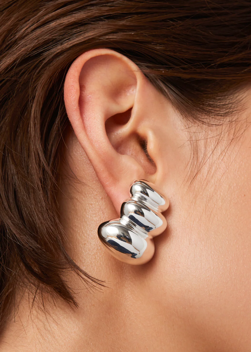 Jenny Bird Non-Stop Earrings in Silver | Shop Tula