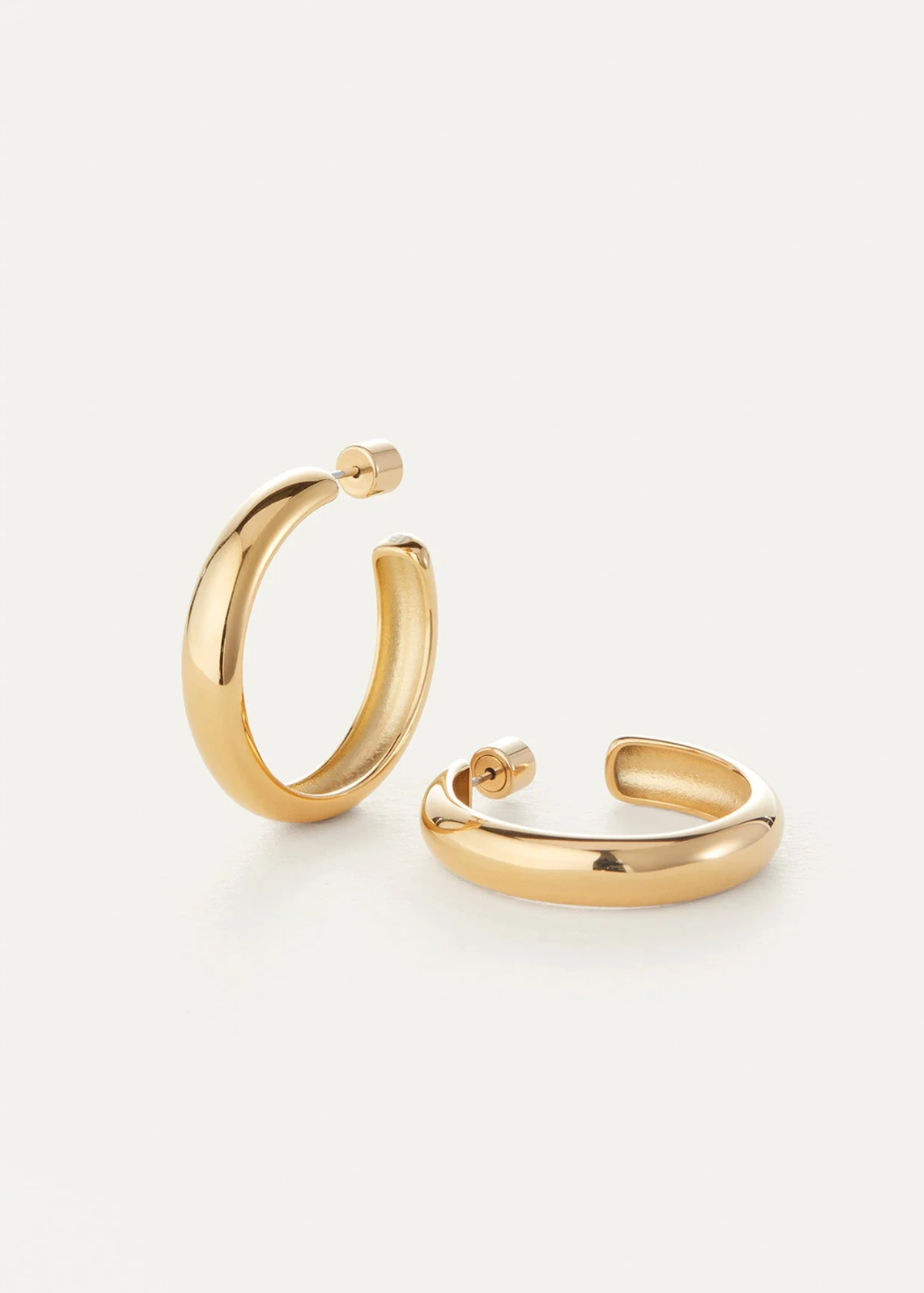 Jenny Bird Staple Hoops Large-Gold | Shop Tula