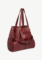 Jerome Dreyfuss Billy Medium Bag in Burgundy | Shop Tula