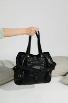 Jerome Dreyfuss Billy Medium Bag in Lambskin Noir | Shop Tula