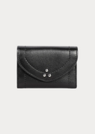 Jerome Dreyfuss Helmut PM Wallet in Buffalo Noir Silver | Shop Tula