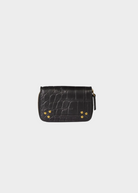 Jerome Dreyfuss Henri Bag in Croco Noir | Shop Tula