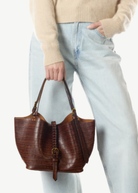 Jerome Dreyfuss Joseph S Tote in Croco | Shop Tula