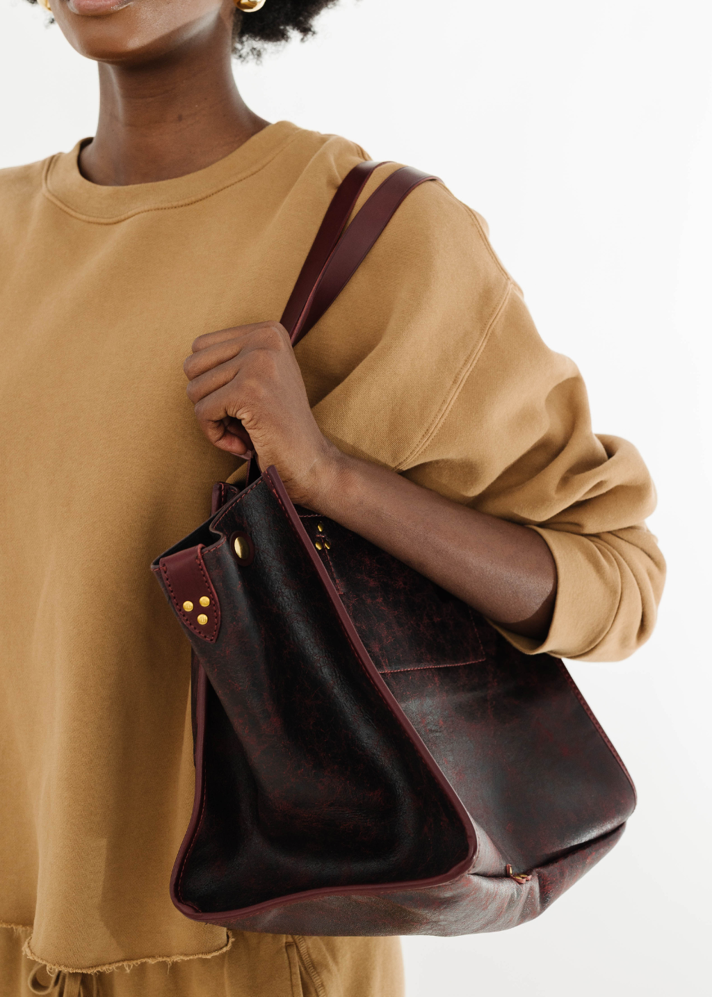Jerome Dreyfuss Leon M Bag in Bordeaux | Shop Tula