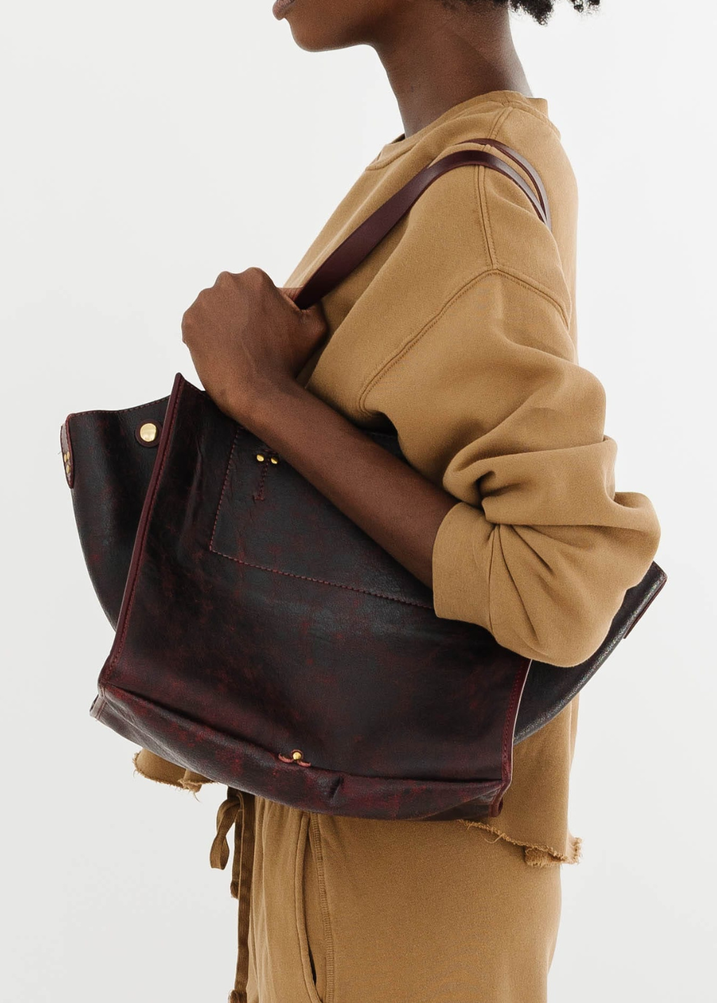 Jerome Dreyfuss Leon M Bag in Bordeaux | Shop Tula