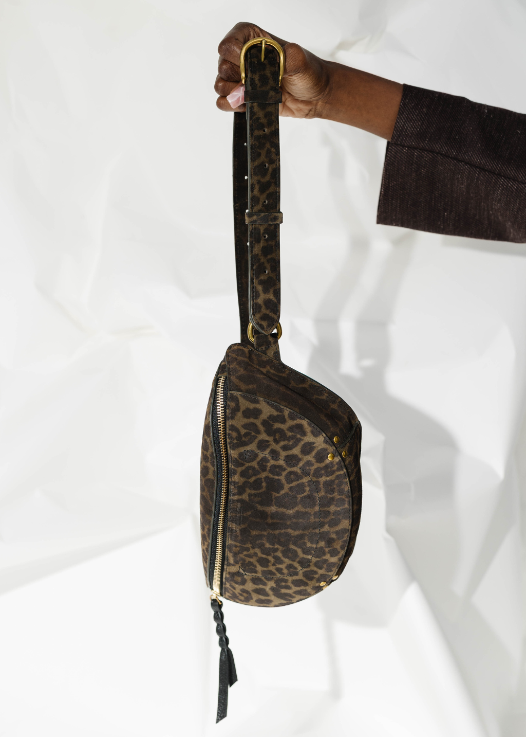 Jerome Dreyfuss Lino Banane Bag in Leopard | Shop Tula