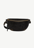 Jerome Dreyfuss Lino Banane Bag in Split Suede Noir | Shop Tula