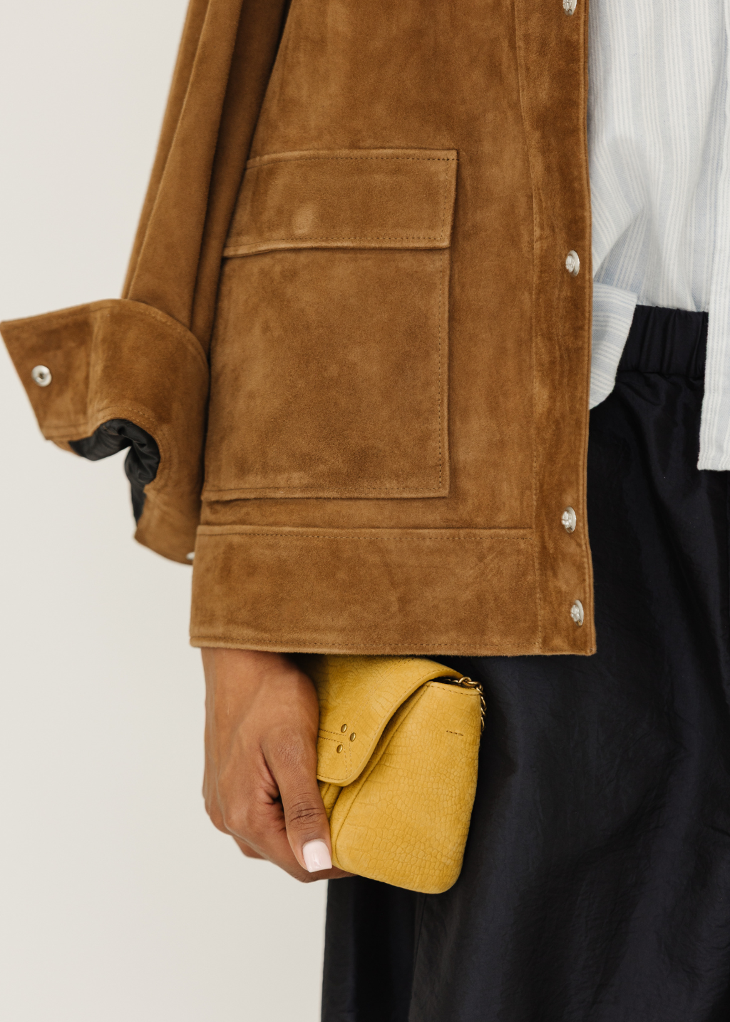 Jerome Dreyfuss Lulu S Bag in Mustard Suede | Shop Tula
