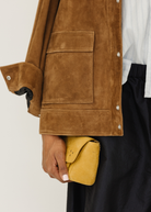 Jerome Dreyfuss Lulu S Bag in Mustard Suede | Shop Tula