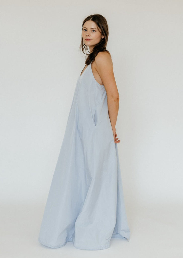 Brandon Maxwell The Kirkland Gown in Pale Blue | Tula Online Boutique