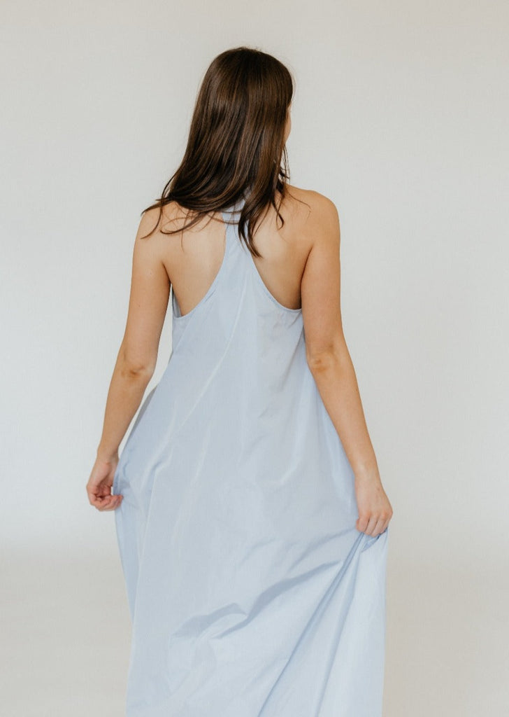 Brandon Maxwell The Kirkland Gown in Pale Blue | Tula Online Boutique