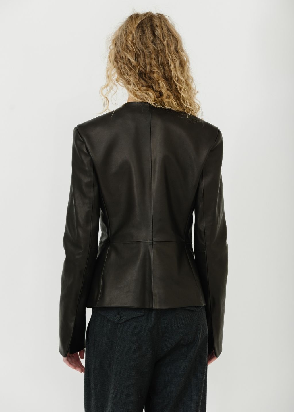 Kallmeyer Tilda Leather Jacket in Black | Shop Tula