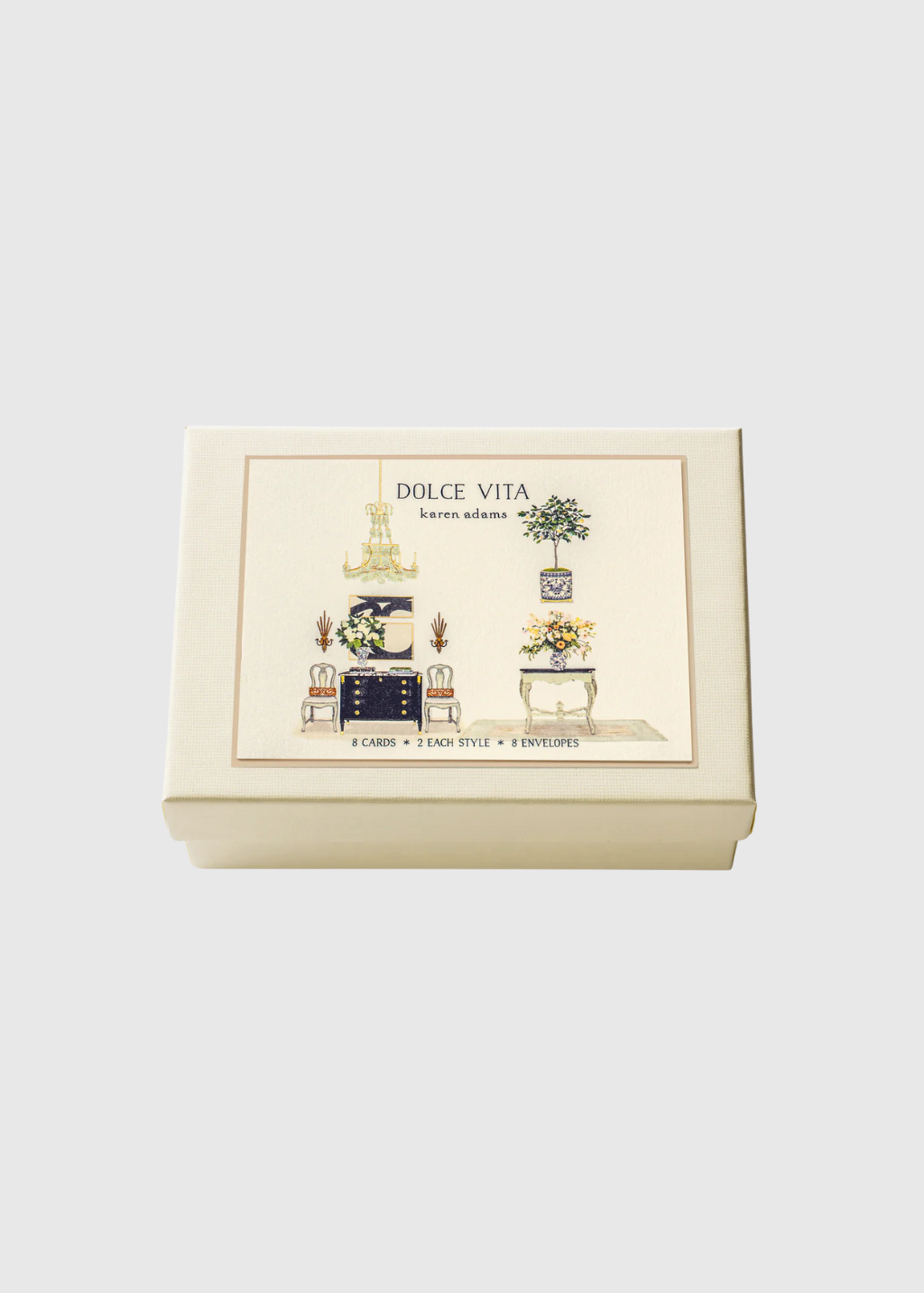 Karen Adams Dolce Vita Note Card Box | Shop Tula