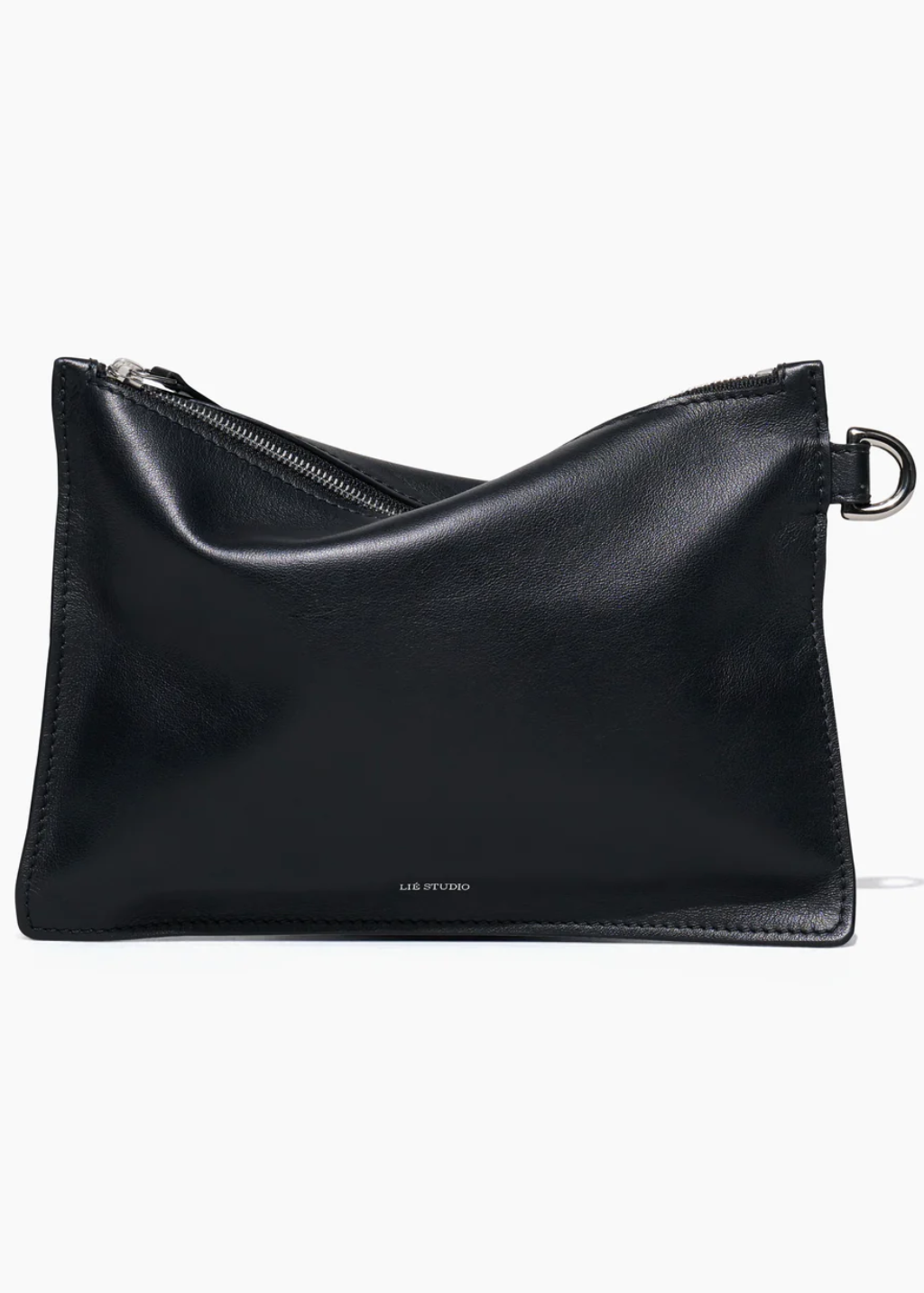 LIÉ Studio Charlie Clutch in Black | Shop Tula