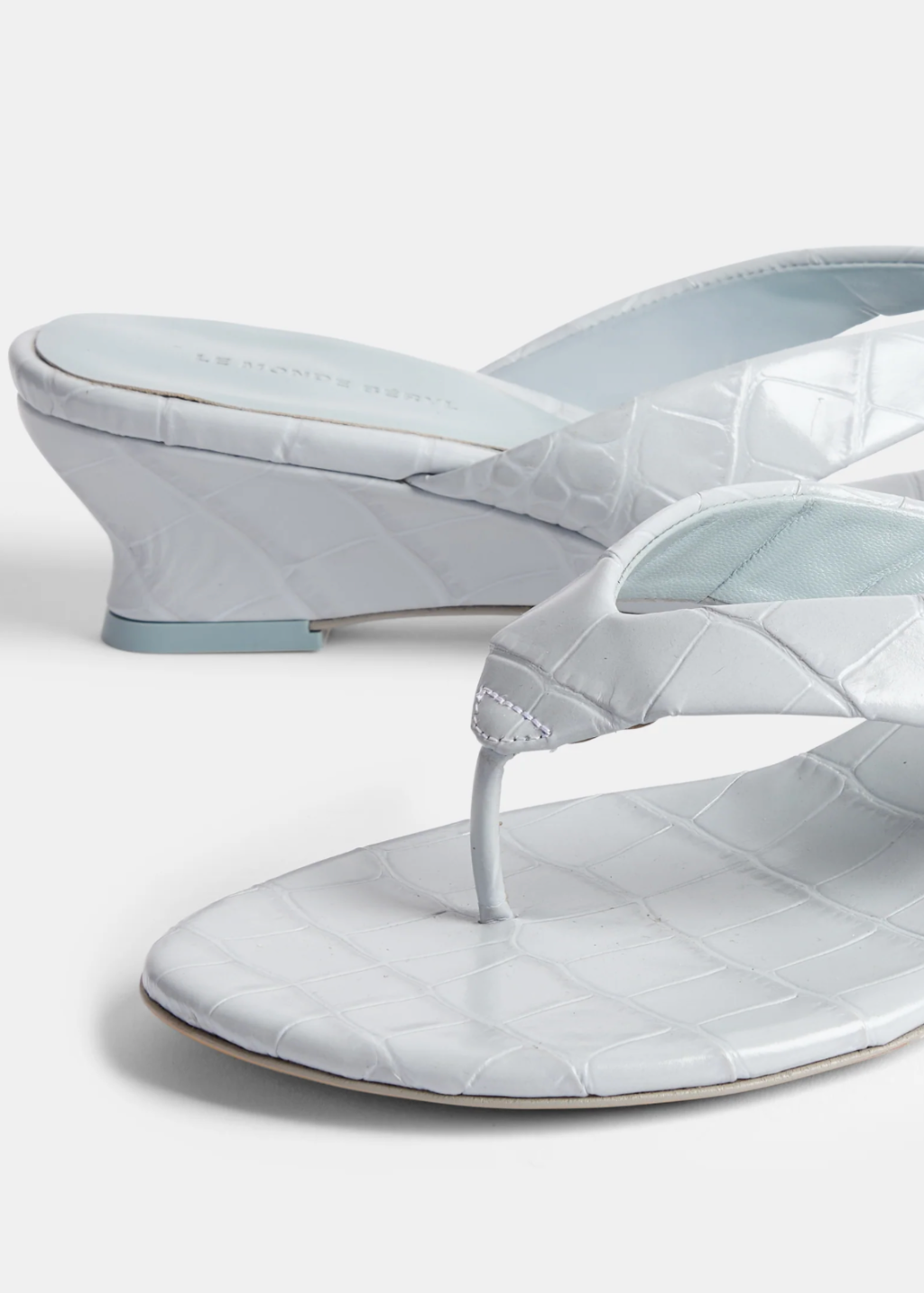 Le Monde Beryl Micro Wedge in Ice Blue | Shop Tula