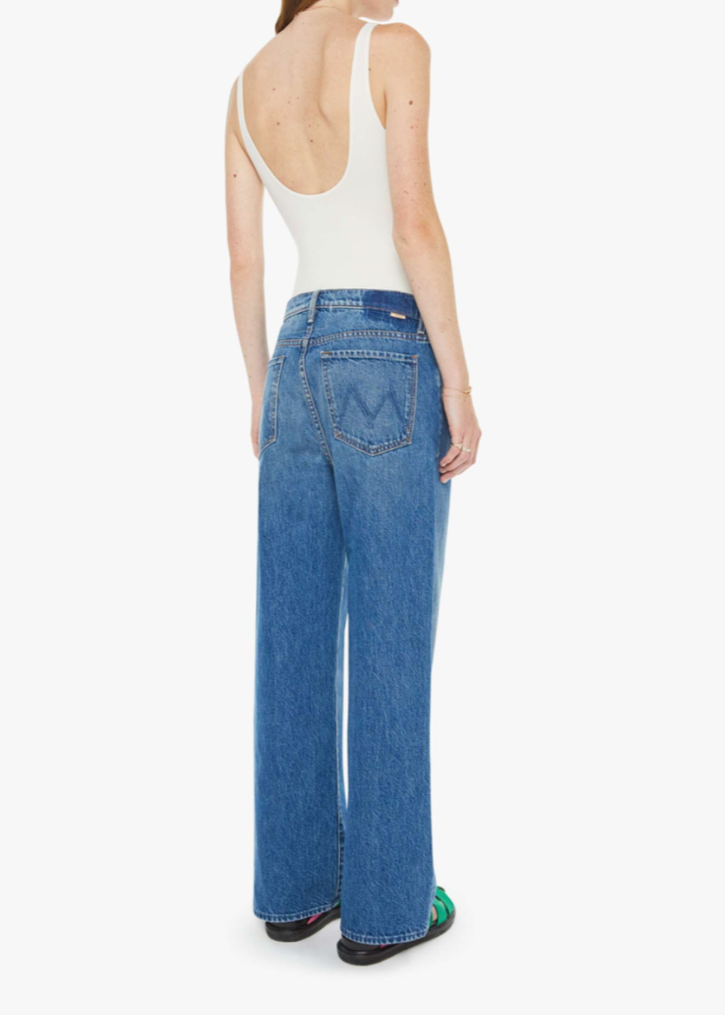 MOTHER Denim Dodger Button Flood Jean | Shop Tula