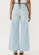 MOTHER Denim The Ditcher Roller Zip Skimp in Few & Far Between Light Wash | Shop Tula