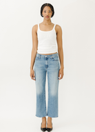 MOTHER Denim The Kick It Ankle in Birds Gone Wild | Shop Tula