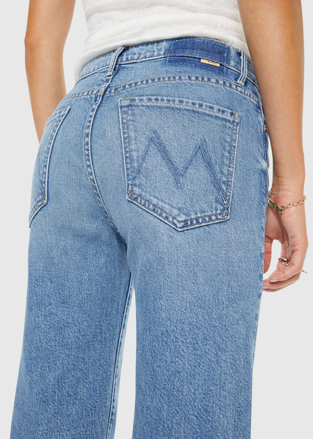 MOTHER Denim The Kick It Ankle in Birds Gone Wild | Shop Tula
