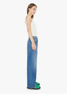 MOTHER Dodger Button Flood Jean | Shop Tula