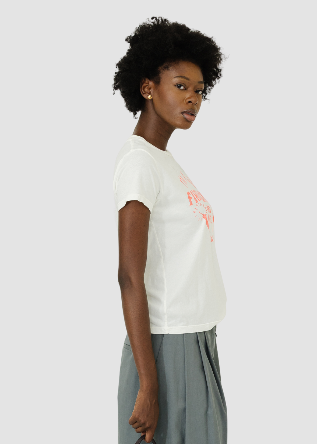 MOTHER The Boxy Goodie Goodie Tee in Lil Firecracker | Shop Tula