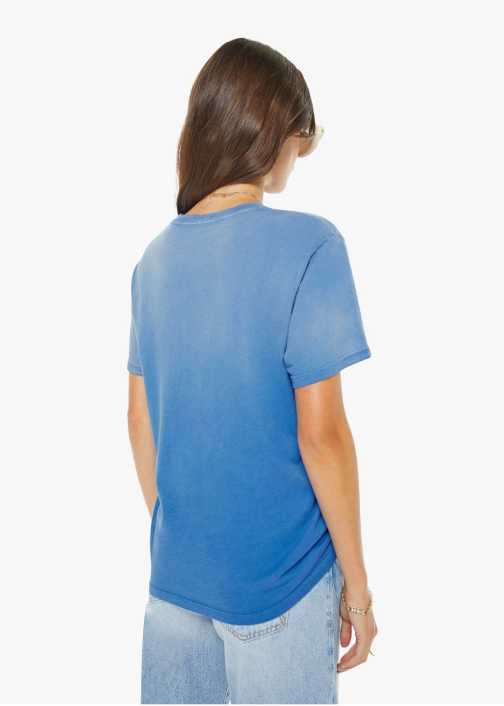 MOTHER The Rowdy Top in Blue | Shop Tula