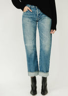 Moussy MV Frederica Straight SV in Blue | Shop Tula