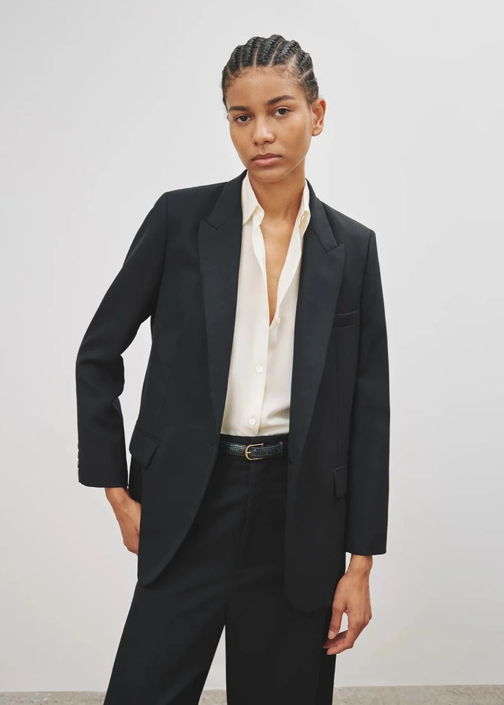 Nili Lotan Diane Blazer in Black | Tula's Online Boutique