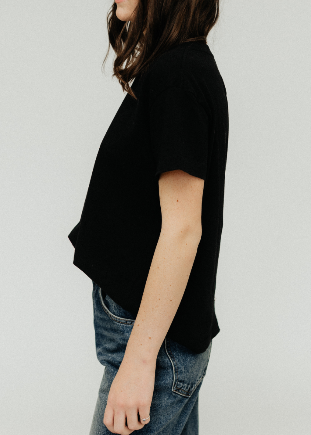 Nili Lotan Brady Tee in Black | Shop Tula