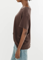 Nili Lotan Brady Tee in Espresso | Shop Tula