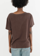 Nili Lotan Brady Tee in Espresso | Shop Tula