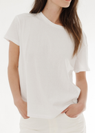 Nili Lotan Brady Tee in White | Shop Tula
