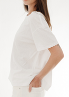Nili Lotan Brady Tee in White | Shop Tula