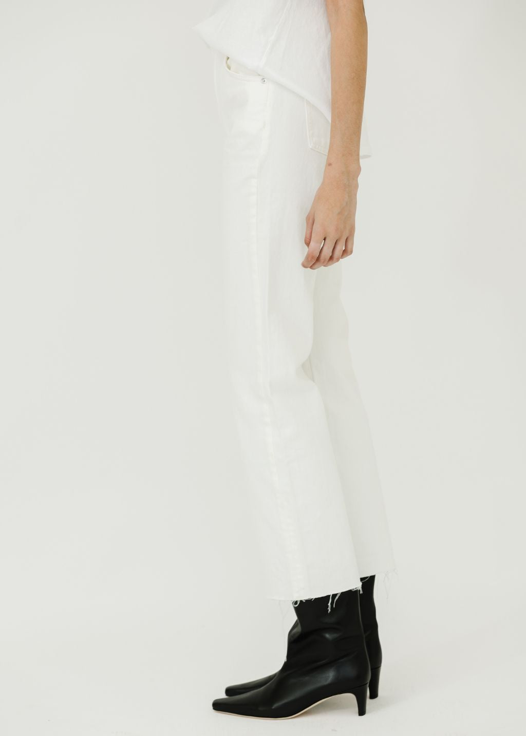 Nili Lotan Calla Jean in White | Shop Tula